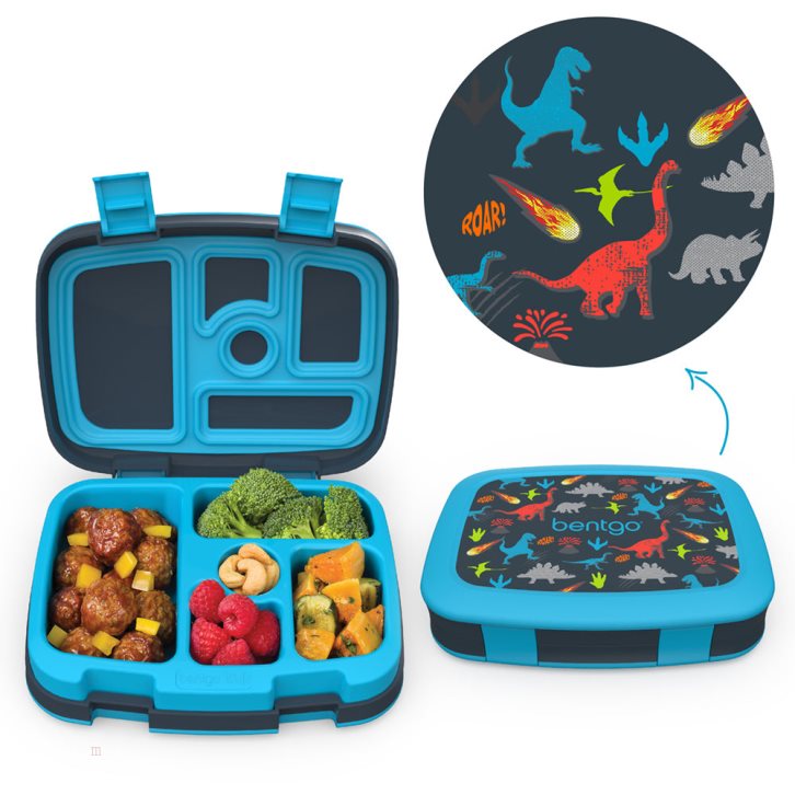 Dinosaur Bentgo Prints Lunch Box Kids' Backpack USA | 948167TAK