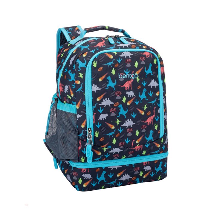 Dinosaur Bentgo Prints Lunch Box Kids' Backpack USA | 948167TAK