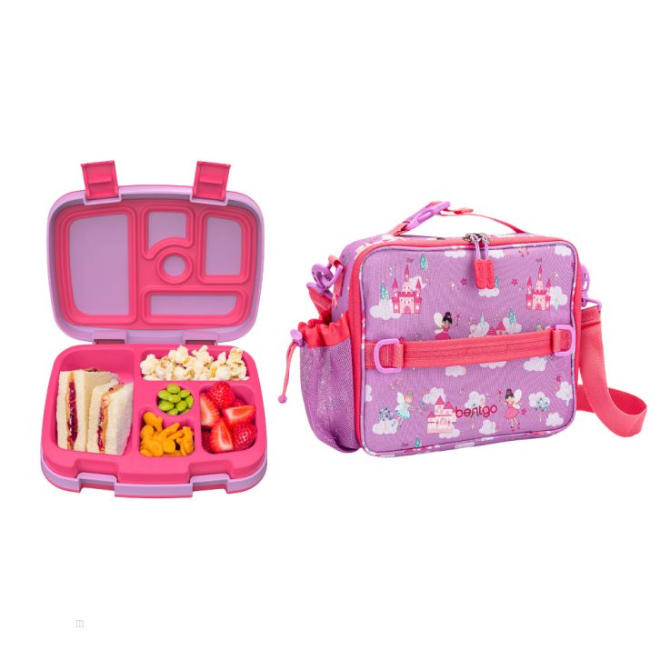 Fairies Bentgo Prints Lunch Box & Lunch Bag Kids\' Lunch Set USA | 972405CFK