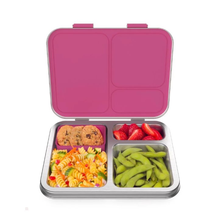 Fuchsia Bentgo Lunch Box Kids\' Stainless Steel USA | 425376BYR