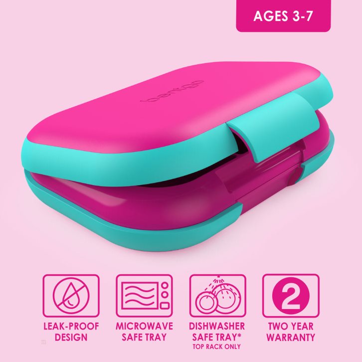 Fuchsia / Turquoise Bentgo Chill Kids' Lunch Box USA | 821546NWX