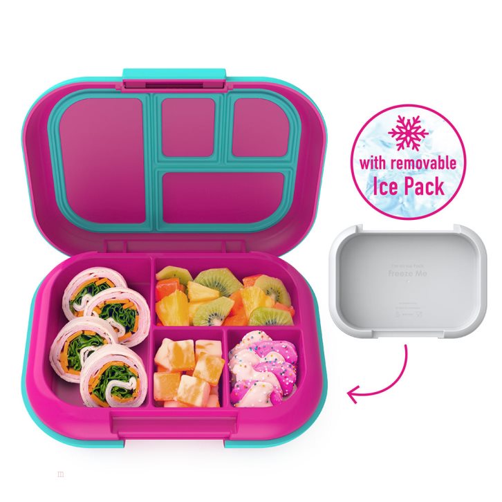 Fuchsia / Turquoise Bentgo Chill Lunch Kids' Snack Box USA | 325497YLV