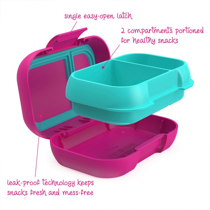 Fuchsia / Turquoise Bentgo Chill Lunch Kids' Snack Box USA | 325497YLV