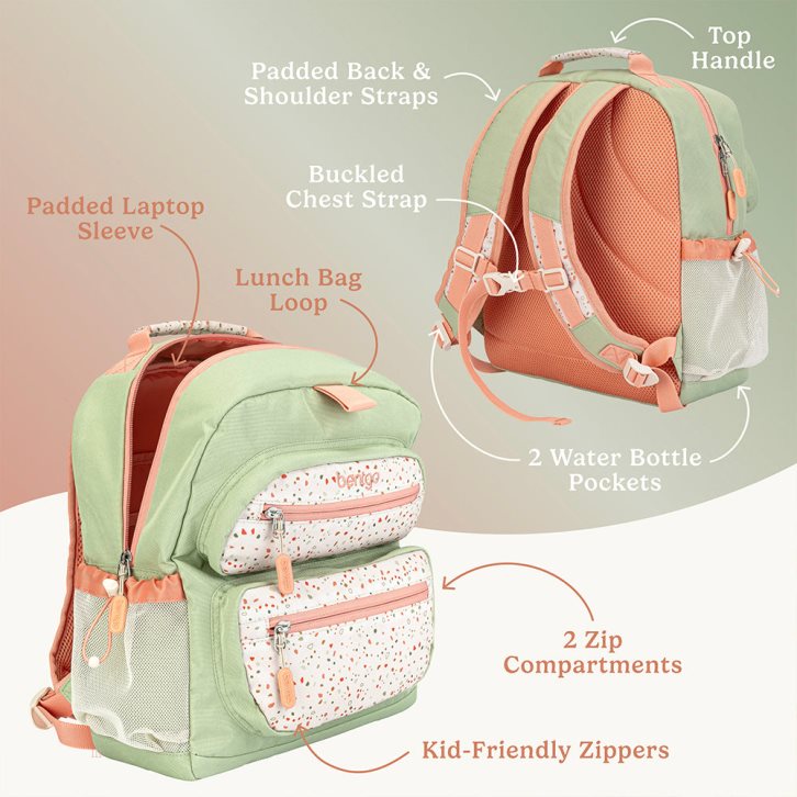 Geo Speckle Bentgo Whimsy & Wonder Kids' Backpack USA | 489561KTQ