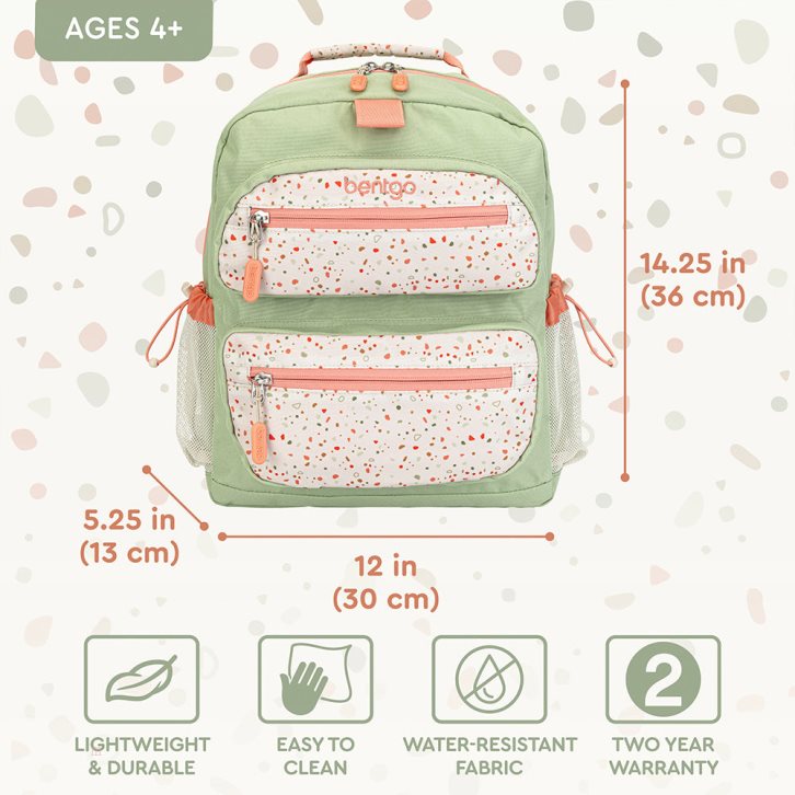 Geo Speckle Bentgo Whimsy & Wonder Kids' Backpack USA | 489561KTQ