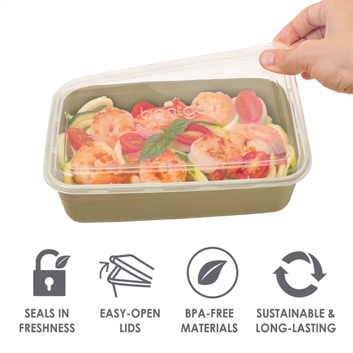 Gleam Metallics Bentgo Prep 60-Piece Meal Prep Kit Adults Meal Prep Containers USA | 306591NPF