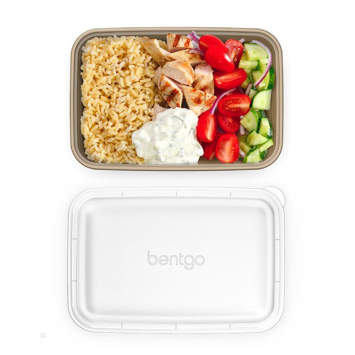 Gold Bentgo Prep 1-Compartment Adults Meal Prep Containers USA | 013528VTC