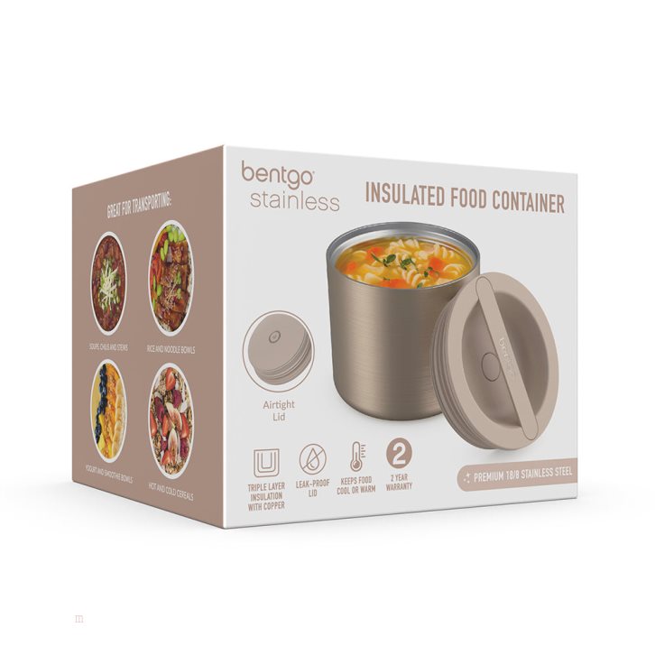 Gold Bentgo Stainless Steel Insulated Adults Food Containers USA | 798324HZE