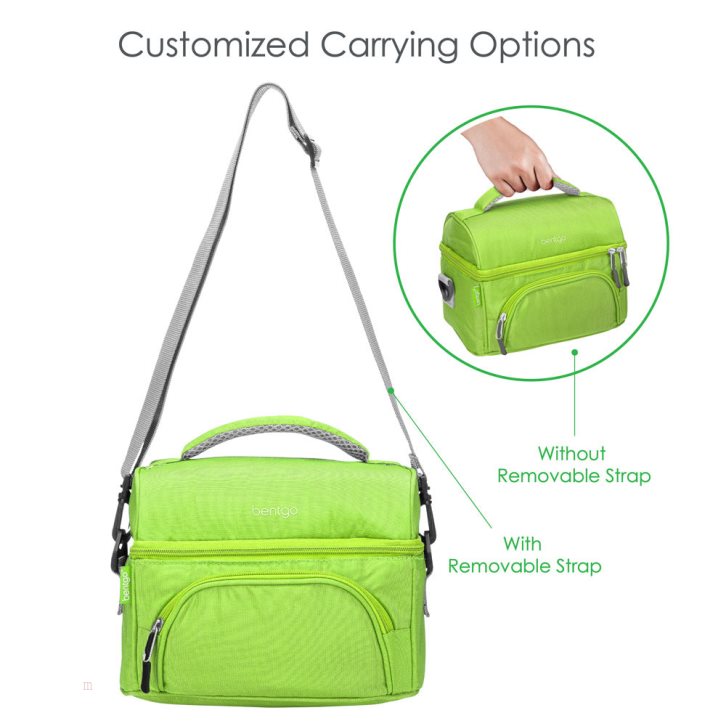 Green Bentgo Deluxe Adults Lunch Bag USA | 350741GFQ