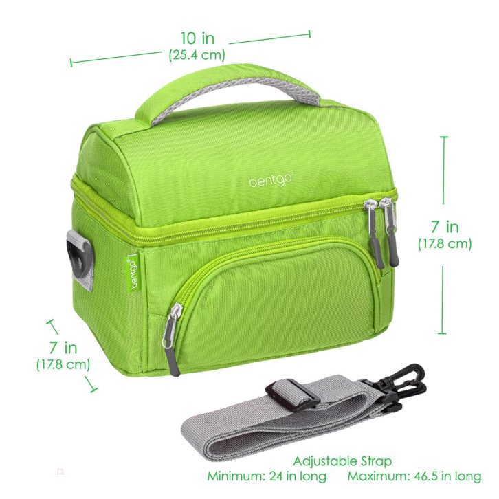 Green Bentgo Deluxe Adults Lunch Bag USA | 350741GFQ