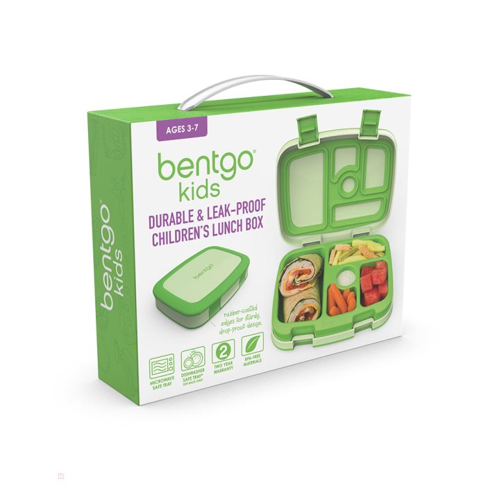 Green Bentgo Kids' Lunch Box USA | 876594QIJ