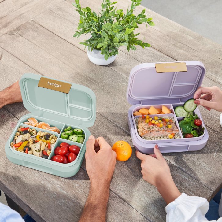 Green Purple Bentgo Modern 2-Pack Adults Lunch Box USA | 649105XLR