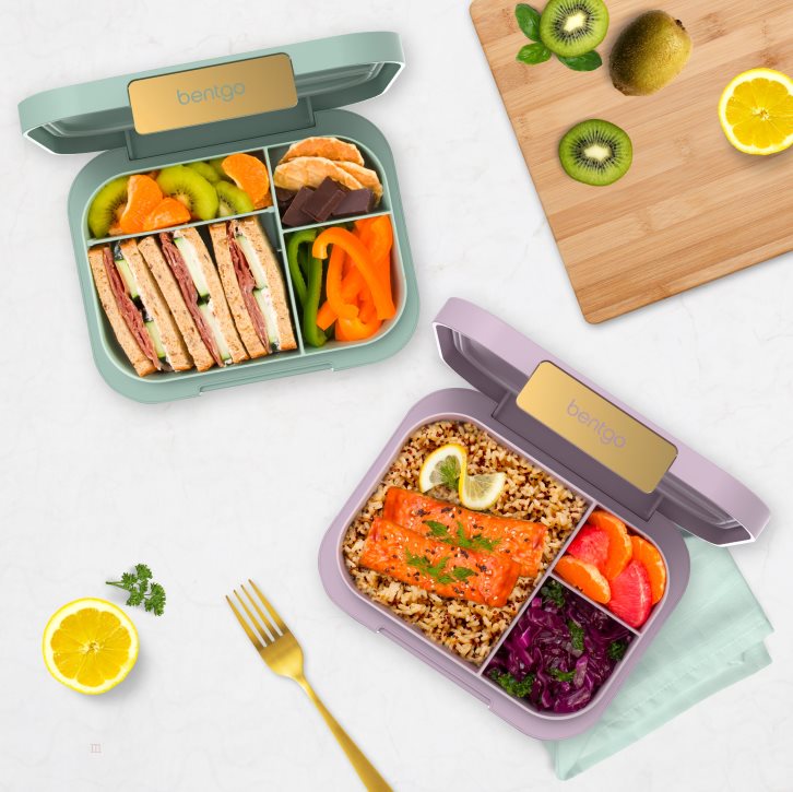 Green Purple Bentgo Modern 2-Pack Adults Lunch Box USA | 649105XLR