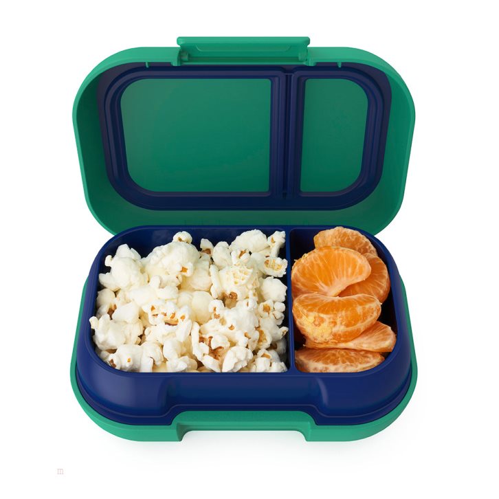 Green / Navy Bentgo Chill Lunch Kids' Snack Box USA | 271983OCU