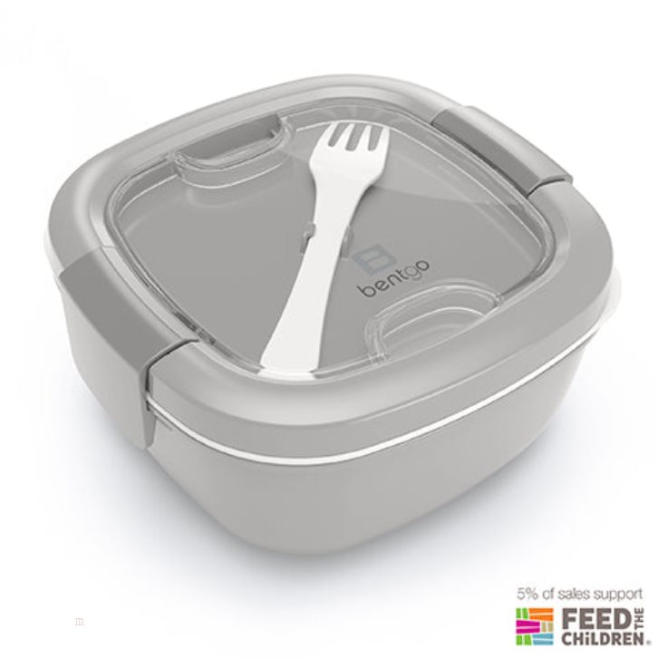 Grey Bentgo All-in-One Adults Salad Container USA | 756489SGI