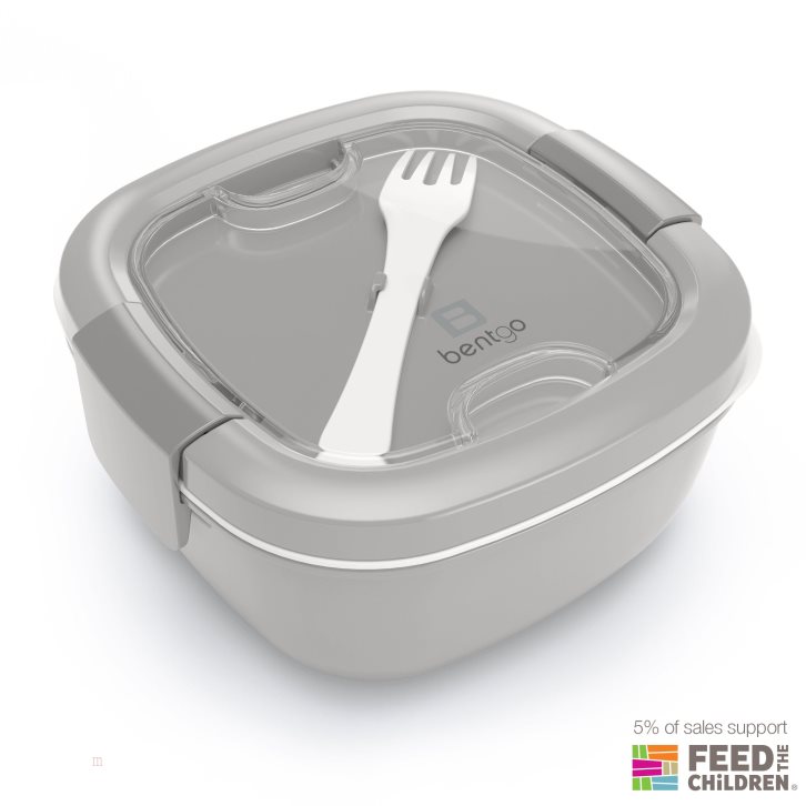 Grey Bentgo All-in-One Adults Salad Container USA | 756489SGI