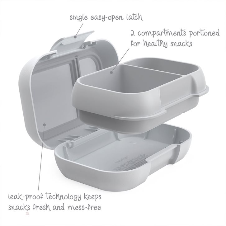 Grey Bentgo Kids' Snack Container USA | 260548MOU