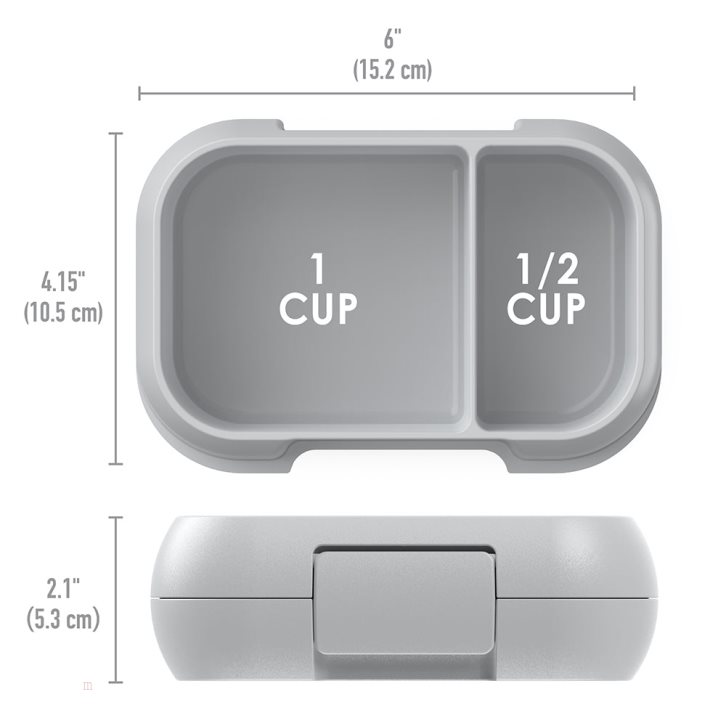 Grey Bentgo Kids' Snack Container USA | 260548MOU