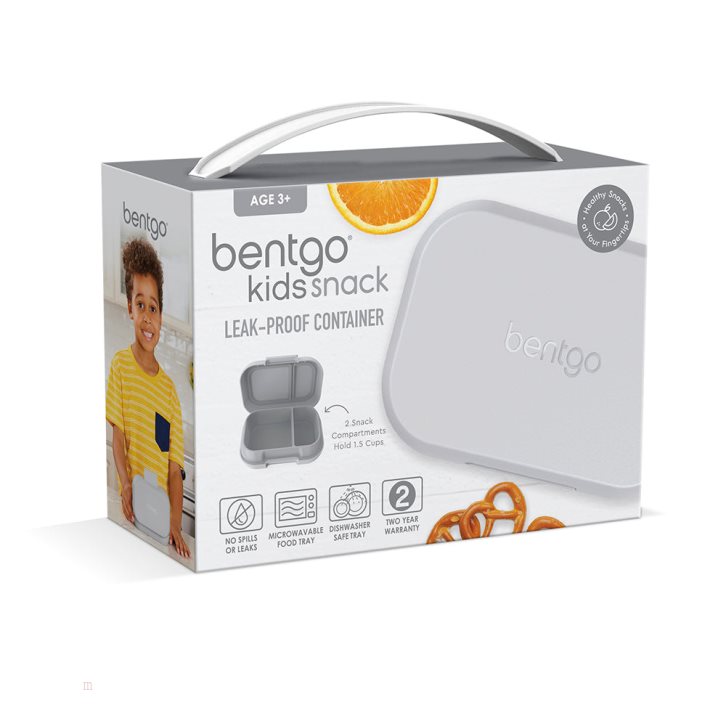 Grey Bentgo Kids' Snack Container USA | 260548MOU