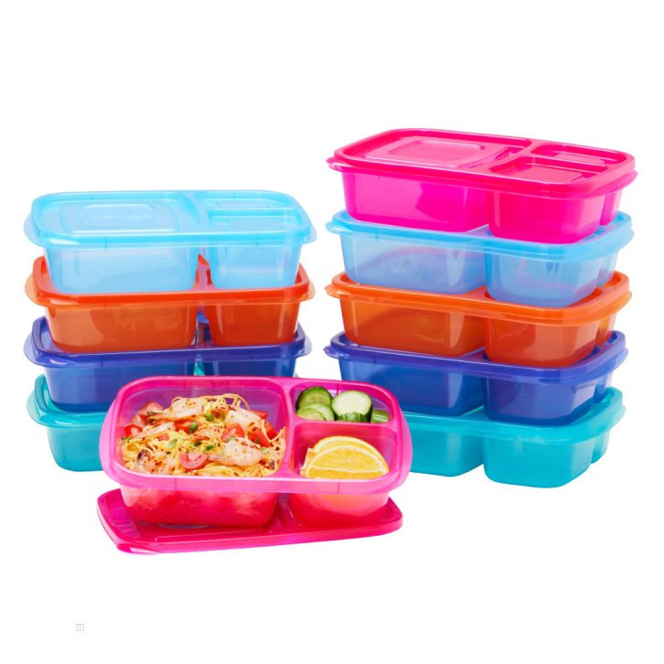 Jewel Brights Bentgo Easyboxes 3-Compartment 20-Piece Set Adults Food Containers USA | 583197UZR