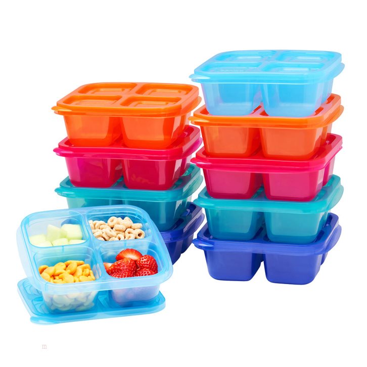 Jewel Brights Bentgo Easyboxes 4-Compartment 20-Piece Set Adults Snack Container USA | 470265AXH