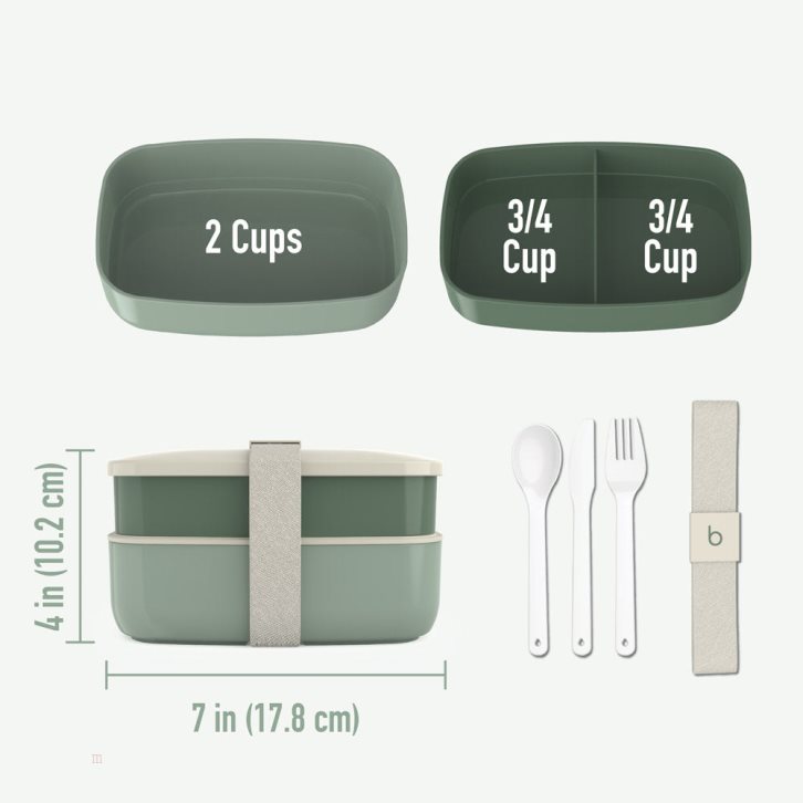 Khaki Green Bentgo Classic Adults Lunch Box USA | 904352SGP