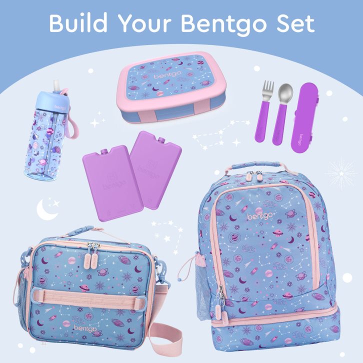 Lavender Bentgo Prints Kids' Lunch Box USA | 306592LOH