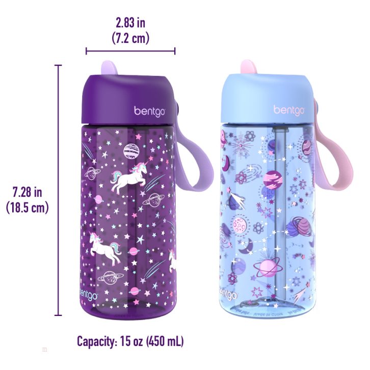 Lavender Bentgo Prints Water Bottles Kids' Lunch Box USA | 051682RFQ