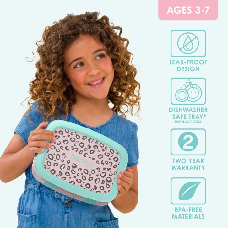 Leopard Bentgo Prints Kids' Lunch Box USA | 209738WQP