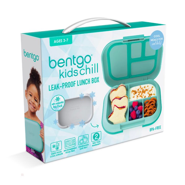 Light Turquoise Bentgo Chill Kids' Lunch Box USA | 586943JGV