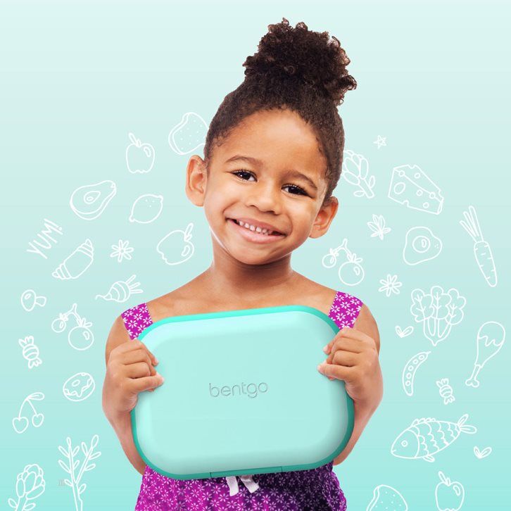 Light Turquoise Bentgo Chill Lunch Kids' Snack Box USA | 042715JET