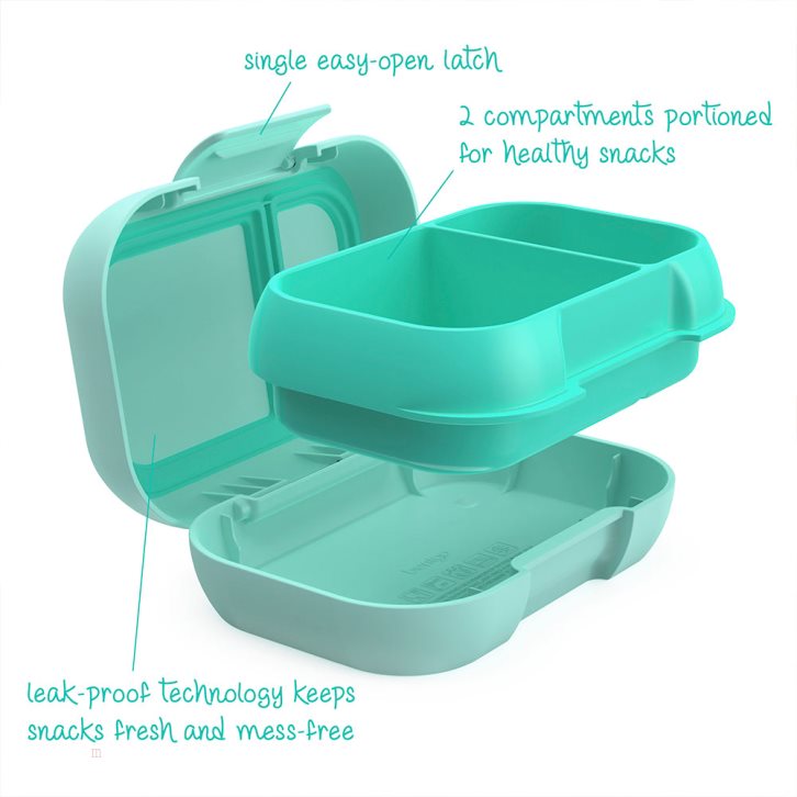 Light Turquoise Bentgo Chill Lunch Kids' Snack Box USA | 042715JET