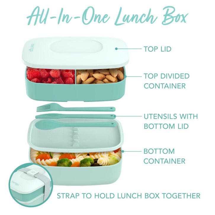 Light Turquoise Bentgo Classic Adults Lunch Box USA | 951304RPB