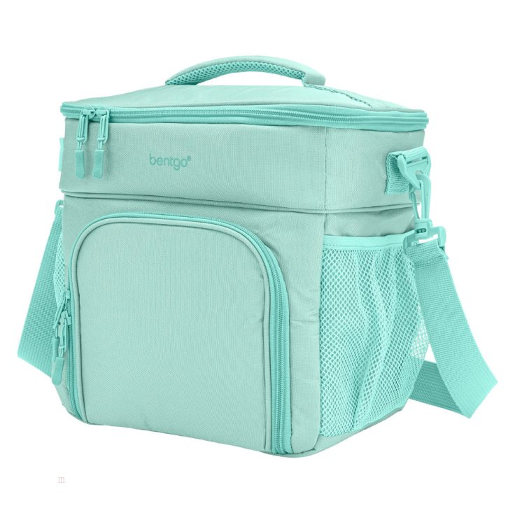 Light Turquoise Bentgo Prep Deluxe Multimeal Adults Lunch Bag USA | 270961EVT