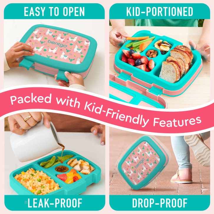 Llama Bentgo Prints Kids' Lunch Box USA | 421853IQA