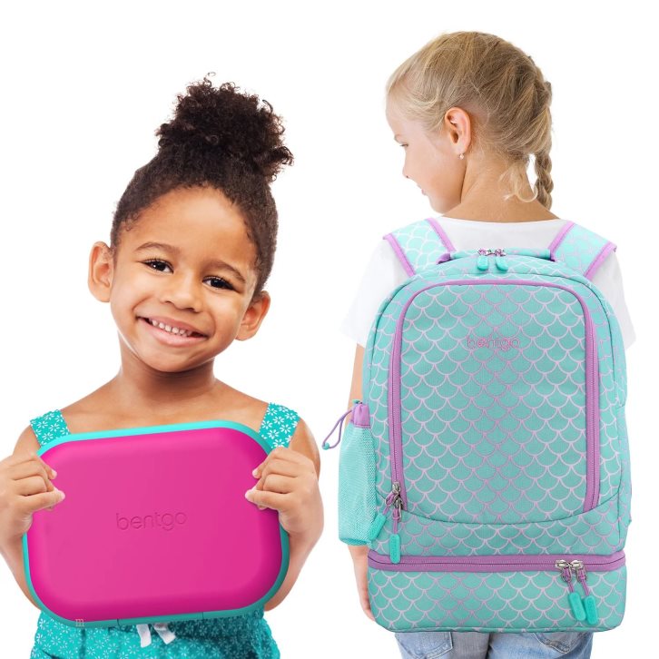 Mermaid Scales Bentgo Chill Lunch Box & Prints Kids' Backpack USA | 285309NPA