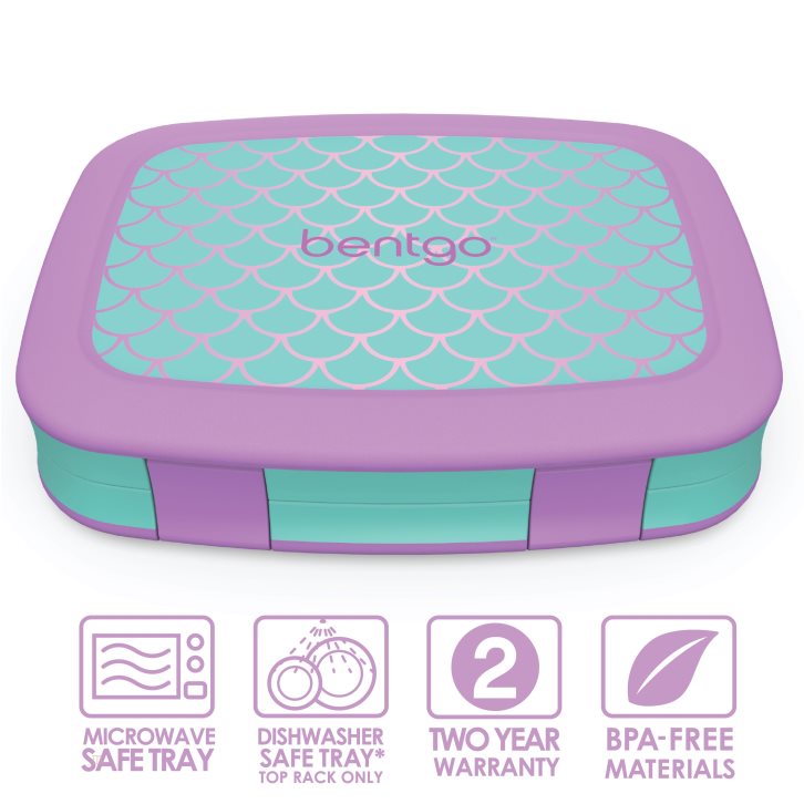 Mermaid Scales Bentgo Prints Kids' Lunch Box USA | 601247VUQ