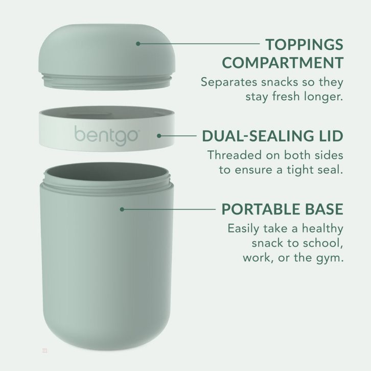 Mint Green Bentgo Snack Cup Adults Snack Container USA | 326940TPR