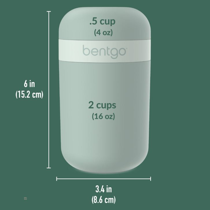 Mint Green Bentgo Snack Cup Adults Snack Container USA | 326940TPR