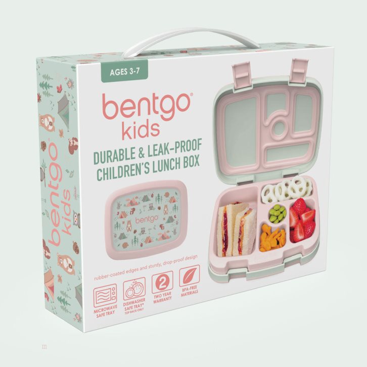 Nature Adventure Bentgo Prints Kids' Lunch Box USA | 652139OWS