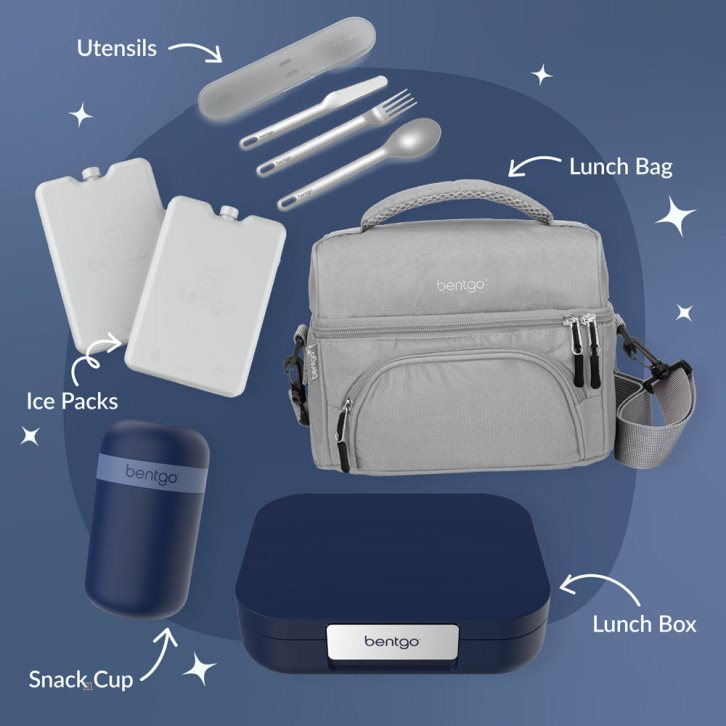 Navy Bentgo Modern Adults Lunch Box USA | 370629HGD