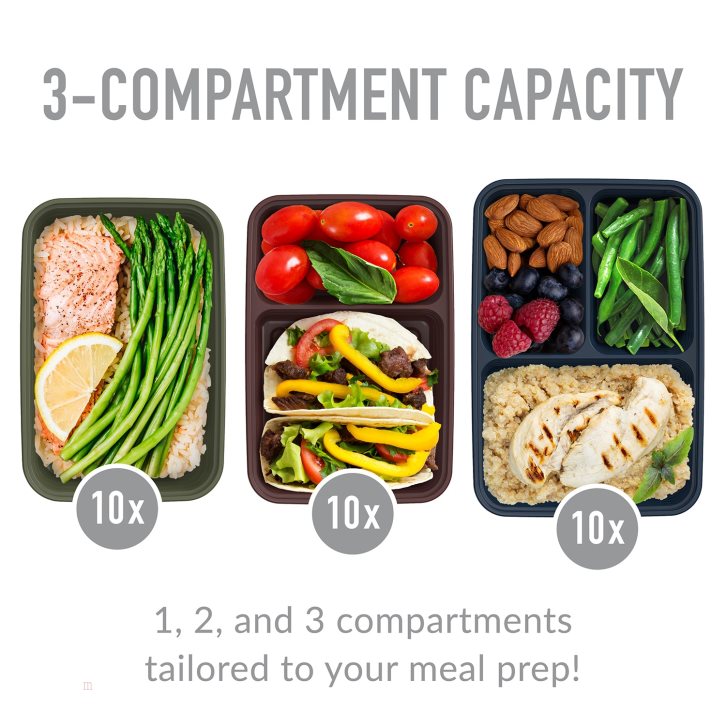 Navy Blue Bentgo Prep Deluxe Bag & 60-Piece Set Adults Meal Prep Containers USA | 610975NAG