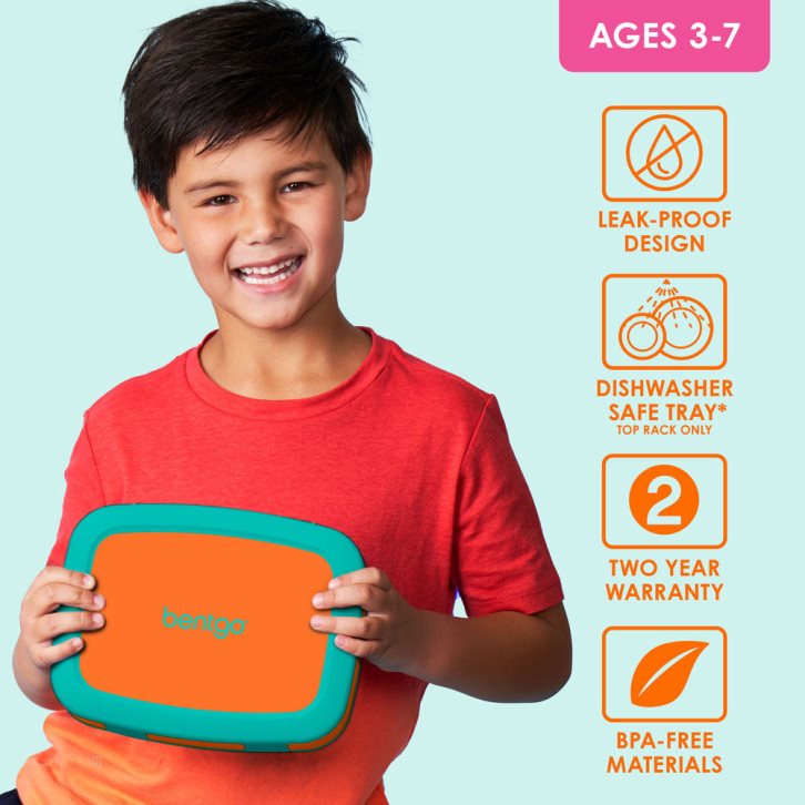 Orange Bentgo Kids' Lunch Box USA | 489120TLC