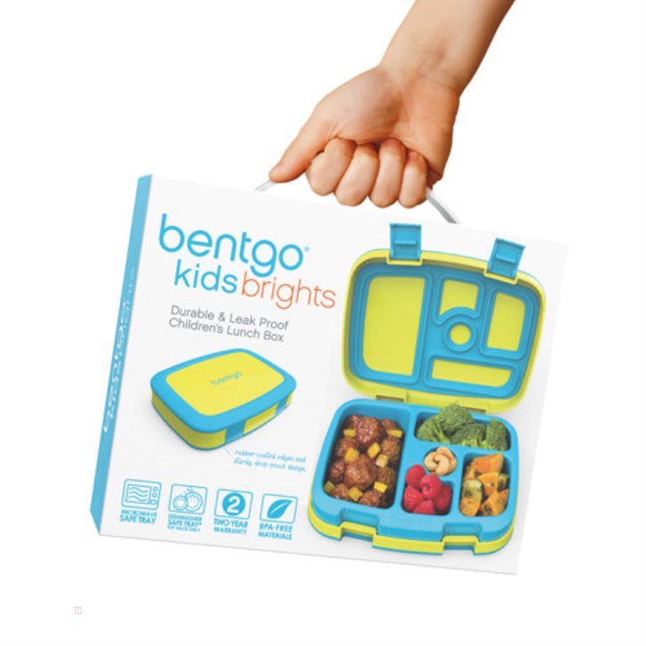 Orange Yellow Bentgo Kids' Lunch Box USA | 697504MSW