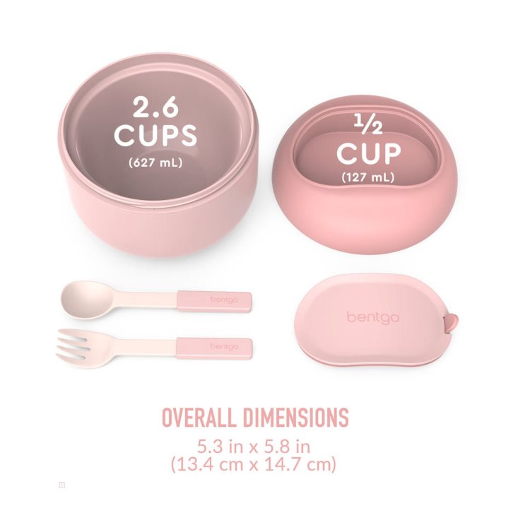 Pink Bentgo Adults Bowl USA | 348691ETQ