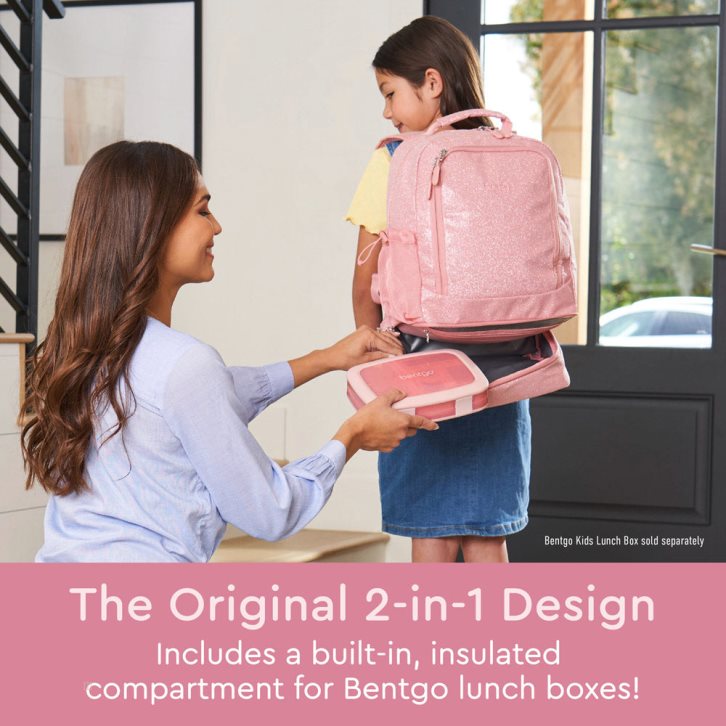 Pink Bentgo Lunch Bag Kids' 2-in-1 Backpack USA | 685934GNT