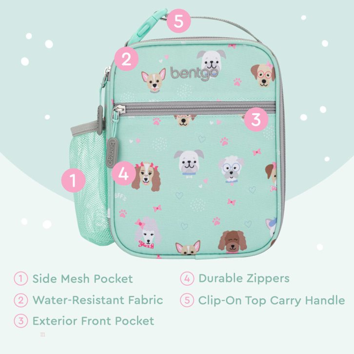 Puppy Love Bentgo Insulated Lunch Tote Kids' Lunch Box USA | 658923TFZ