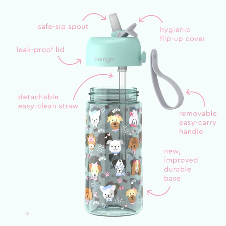 Puppy Love Bentgo Kids' Water Bottle USA | 954726UYN