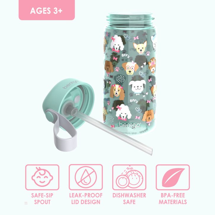 Puppy Love Bentgo Kids' Water Bottle USA | 954726UYN