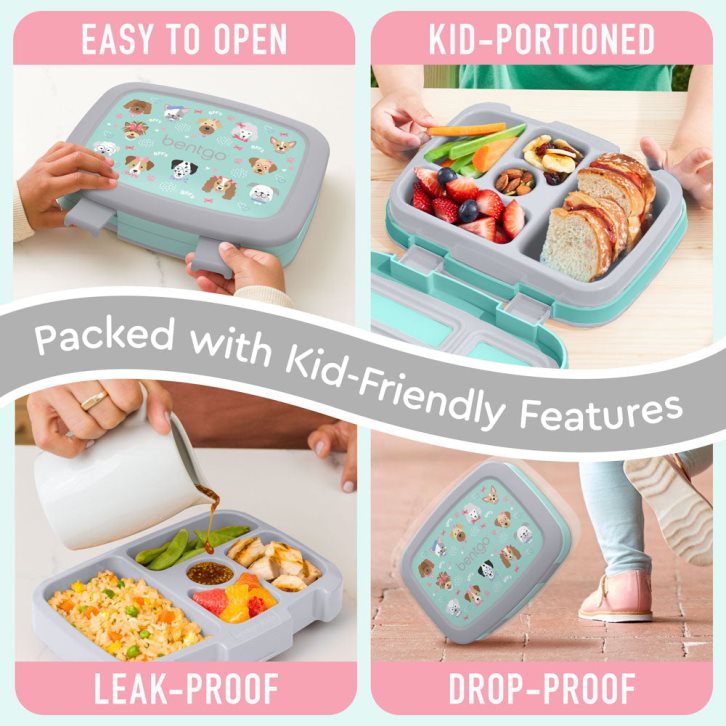 Puppy Love Bentgo Prints Kids' Lunch Box USA | 102596PBL